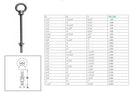 Marine Boat T316 Stainless Steel Shoulder Eye Bolt