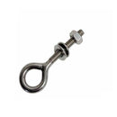 Marine Boat T316 Stainless Steel 1/4" x 1-9/16" Welded Plain Eye Bolt 400 Lb WLL