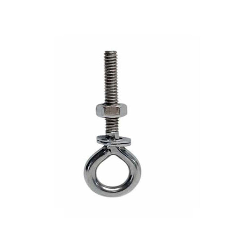 Marine Boat T316 Stainless Steel 1/4" x 1-9/16" Welded Plain Eye Bolt 400 Lb WLL