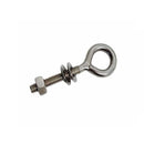 Marine Boat T316 Stainless Steel 1/4" x 1-9/16" Welded Plain Eye Bolt 400 Lb WLL