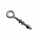 4 Pc Marine T316 Stainless Steel 1/2" x 4" Welded Plain Eye Bolt 1,800 Lbs WLL