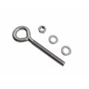 4 Pc Marine T316 Stainless Steel 1/2" x 4" Welded Plain Eye Bolt 1,800 Lbs WLL