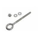 4 Pc Marine T316 Stainless Steel 1/4" x 3-3/16" Welded Plain Eye Bolt 400 Lb WLL