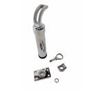 Marine T316 Stainless Steel 9" Adjustable Fish Rod Holder Deck Mount 360 Degrees