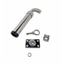 Marine T316 Stainless Steel 9" Adjustable Fish Rod Holder Deck Mount 360 Degrees