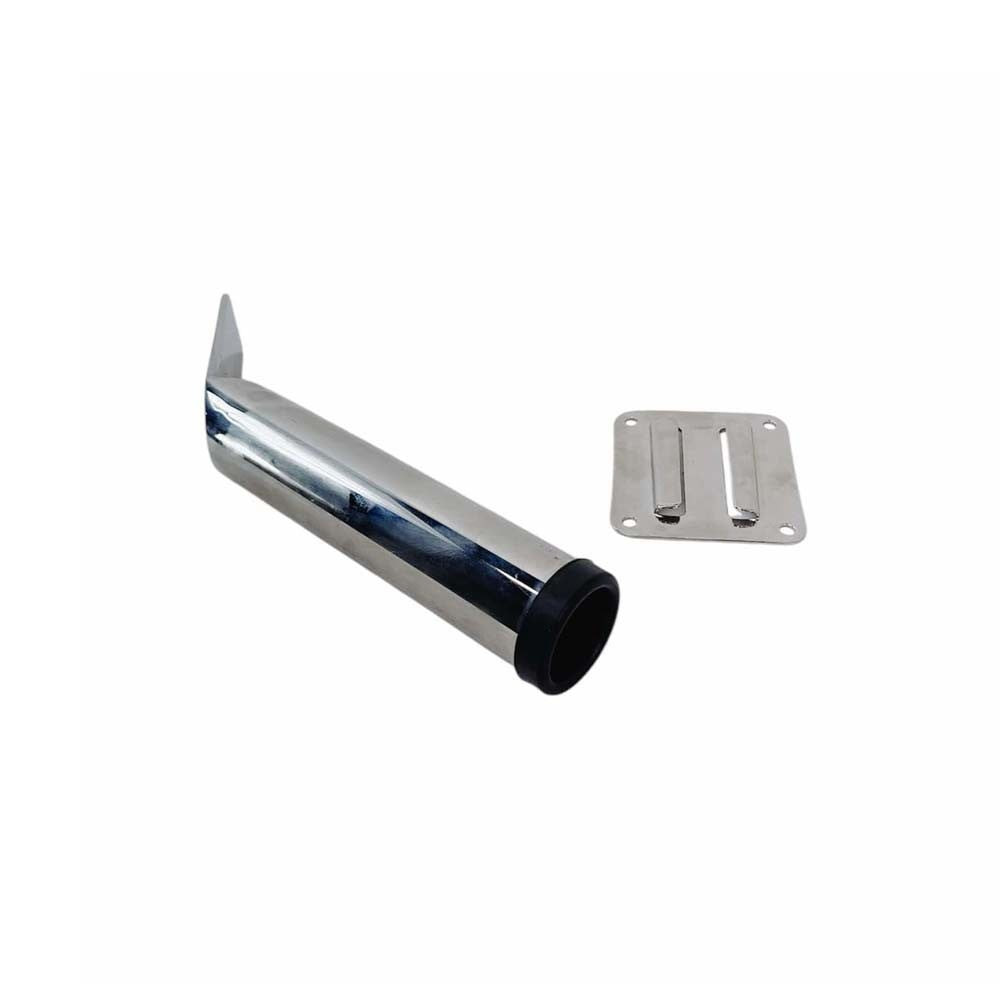 Marine Boat Stainless Steel T316 Slide Mount Removable 9-1/2" Fishing Rod Holder