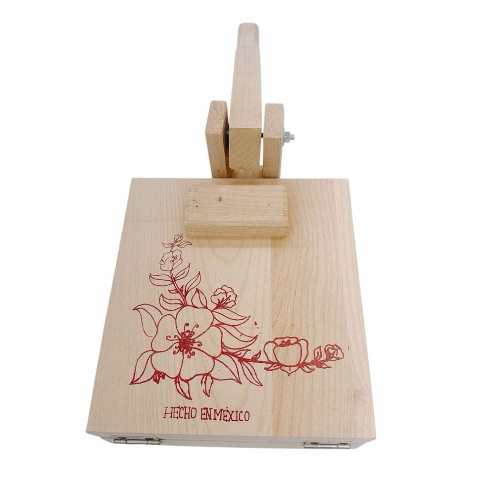 10" Square Wooden Tortilla Press Design Corn Flour Tacos Dough Pressing Maker