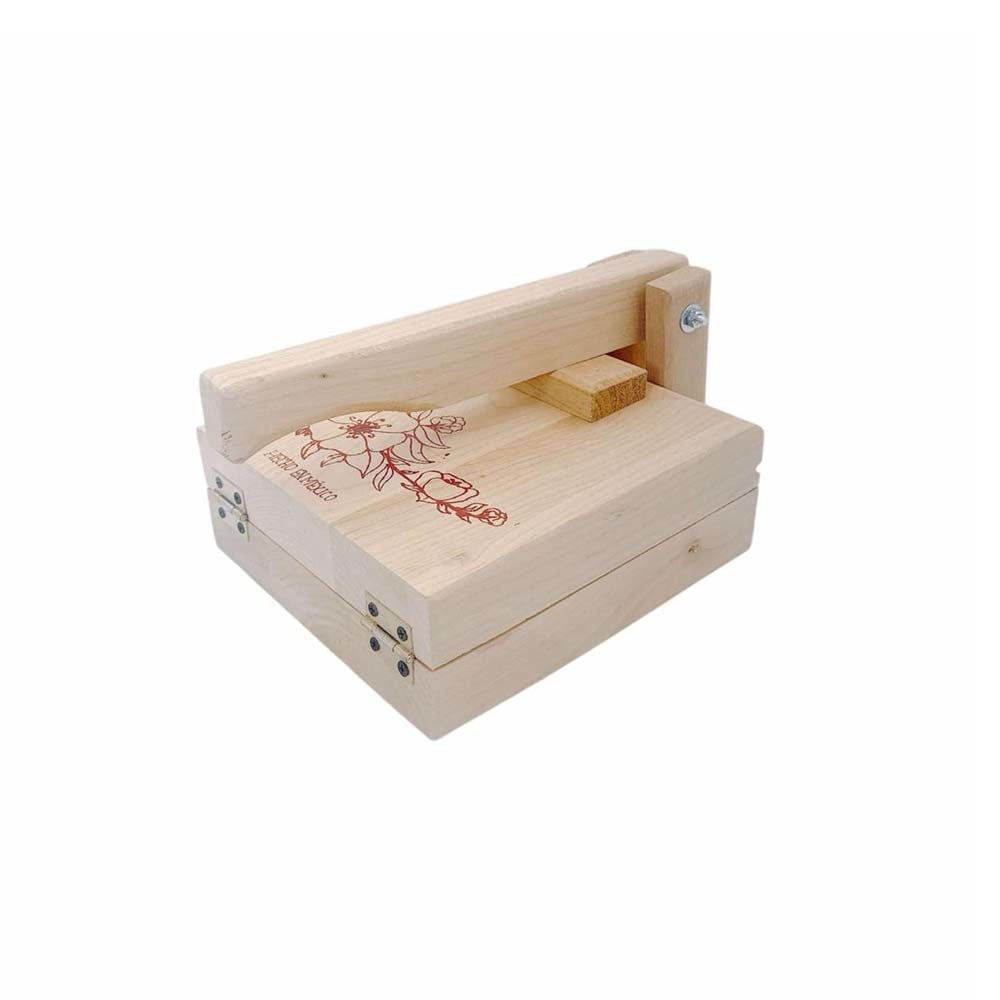 10" Square Wooden Tortilla Press Design Corn Flour Tacos Dough Pressing Maker