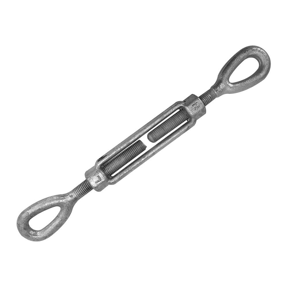 2 Pc 5/16" x 4-1/2" Turnbuckle EYE EYE Pulley Galvanized Drop Forge Swivel Hoist Eye