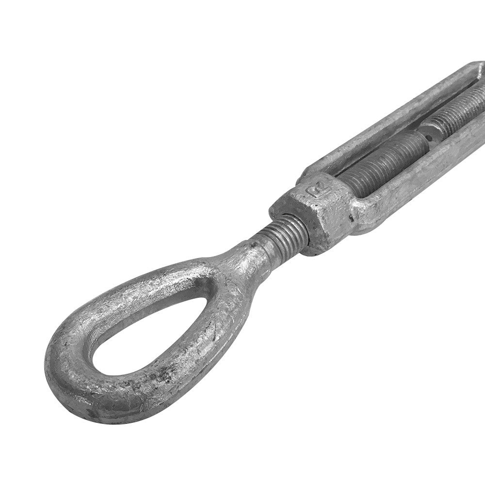 2 Pc 5/16" x 4-1/2" Turnbuckle EYE EYE Pulley Galvanized Drop Forge Swivel Hoist Eye