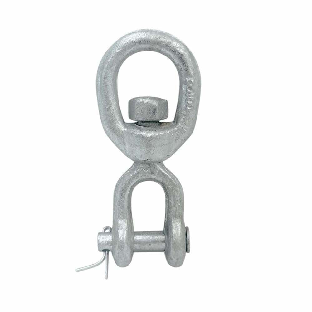 4 Pc 3/8" JAW EYE Swivel Marine Mooring Galvanized 2250 lbs WLL