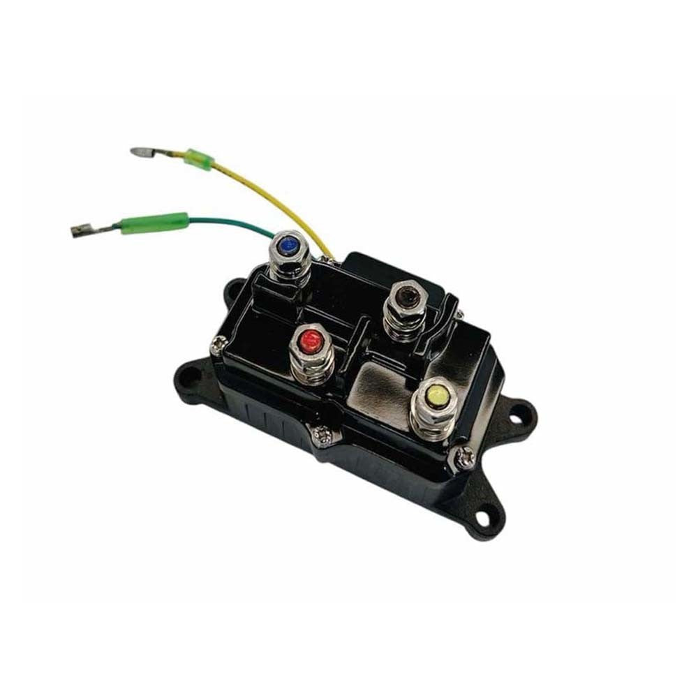 4 Pc ATV Winch Contactor Solenoid For 63070 62135 74900 2875714, For Ramsey, Warn, Superwinch Champion 2500 3000 3500 4500 lb