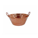 Heavy Duty Gauge Copper 18" Cazo De Cobre Para Carnitas Tacos Large Jam Pan