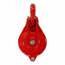 0.5 Ton Single Sheave Yarding Block Shackle Pulley Cable Wire Rope Pully 1,000 Lbs WLL