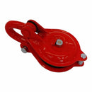 0.5 Ton Single Sheave Yarding Block Shackle Pulley Cable Wire Rope Pully 1,000 Lbs WLL