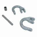 Grade 80 Hot Dipped Galvanized Hammerlock Coupling Link Connector 10mm 3.15 Ton (6,900 Lbs) WLL