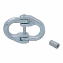 4 Pcs Grade 80 Hot Dipped Galvanized Hammerlock Coupling Link Connector 10mm 3.15 Ton (6,900 Lbs) WLL