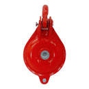 1 Ton 4" Single Sheave Yarding Block Shackle Pulley Cable Wire Rope Pully 2,200 Lbs WLL