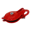 1 Ton 4" Single Sheave Yarding Block Shackle Pulley Cable Wire Rope Pully 2,200 Lbs WLL