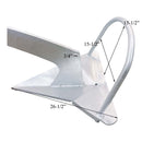 Heavy Duty 40KG (88 Lbs) Hot Dipped Galvanized Steel Shovel Scoop Style Boat/Yacht/Sailboat Anchor Fixed Scoop Anchor
