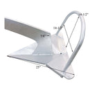 Heavy Duty 33KG (73 Lbs) Hot Dipped Galvanized Steel Shovel Scoop Style Boat/Yacht/Sailboat Anchor Fixed Scoop Anchor