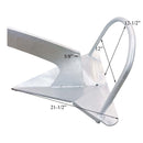 Heavy Duty 20KG (44 Lbs) Hot Dipped Galvanized Steel Shovel Scoop Style Boat/Yacht/Sailboat Anchor Fixed Scoop Anchor