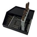 18 Pc HSS Metric Tap & Drill Set – High Speed Steel Threading Kit with Metric Taps & Drill Bits for Metalworking & Repair