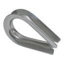 4 Pcs Marine Boat HEAVY DUTY T316 Stainless Steel 1/4" Thimble Wire Rope Chain Anchor