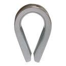 4 Pcs Marine Boat HEAVY DUTY T316 Stainless Steel 1/4" Thimble Wire Rope Chain Anchor