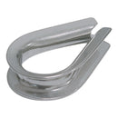 4 Pcs Marine Boat HEAVY DUTY T316 Stainless Steel 1/4" Thimble Wire Rope Chain Anchor