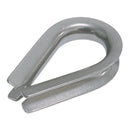 20 Pcs Marine Boat HEAVY DUTY T316 Stainless Steel 1/4" Thimble Wire Rope Chain Anchor