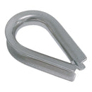 20 Pcs Marine Boat HEAVY DUTY T316 Stainless Steel 1/4" Thimble Wire Rope Chain Anchor