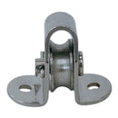 4 Pcs Marine Boat Stainless Steel T304 1/4" Surface Mount Pulley Block Stainless Steel Sheave