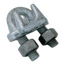 2 Pc Galvanized Drop Forged Steel 3/4" Wire Rope Clips Marine Cable Clamps