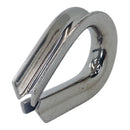 4 Pc Marine HEAVY DUTY T316 Stainless Steel 7/16" Thimble Wire Rope Chain Anchor