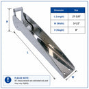 Marine Boat T316 Stainless Steel 27" Anchor Bow Roller