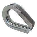 Marine HEAVY DUTY T316 Stainless Steel 9/16" Thimble Wire Rope Chain Anchor