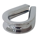 Marine HEAVY DUTY T316 Stainless Steel 9/16" Thimble Wire Rope Chain Anchor