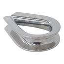 4 Pc Marine HEAVY DUTY T316 Stainless Steel 5/8" Thimble Wire Rope Chain Anchor