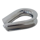 4 Pc Marine HEAVY DUTY T316 Stainless Steel 5/8" Thimble Wire Rope Chain Anchor