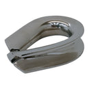 Marine HEAVY DUTY T316 Stainless Steel 1" Thimble Wire Rope Chain Anchor