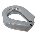 Marine HEAVY DUTY T316 Stainless Steel 1" Thimble Wire Rope Chain Anchor