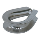 Marine HEAVY DUTY T316 Stainless Steel 1" Thimble Wire Rope Chain Anchor