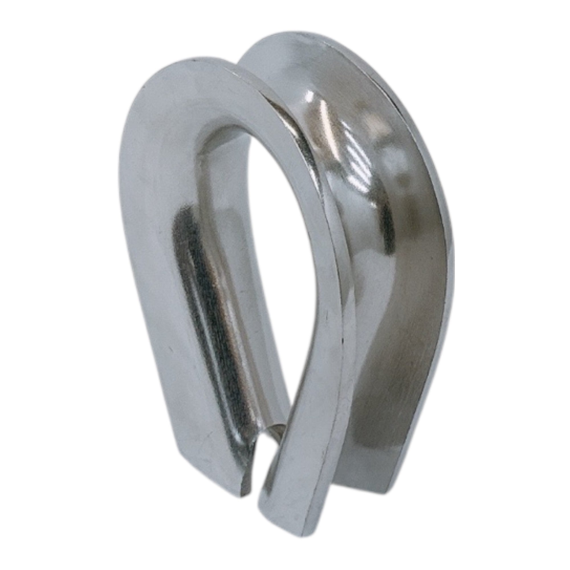 Marine HEAVY DUTY T316 Stainless Steel 1-1/8"-1-1/4" Thimble Wire Rope Chain Anchor