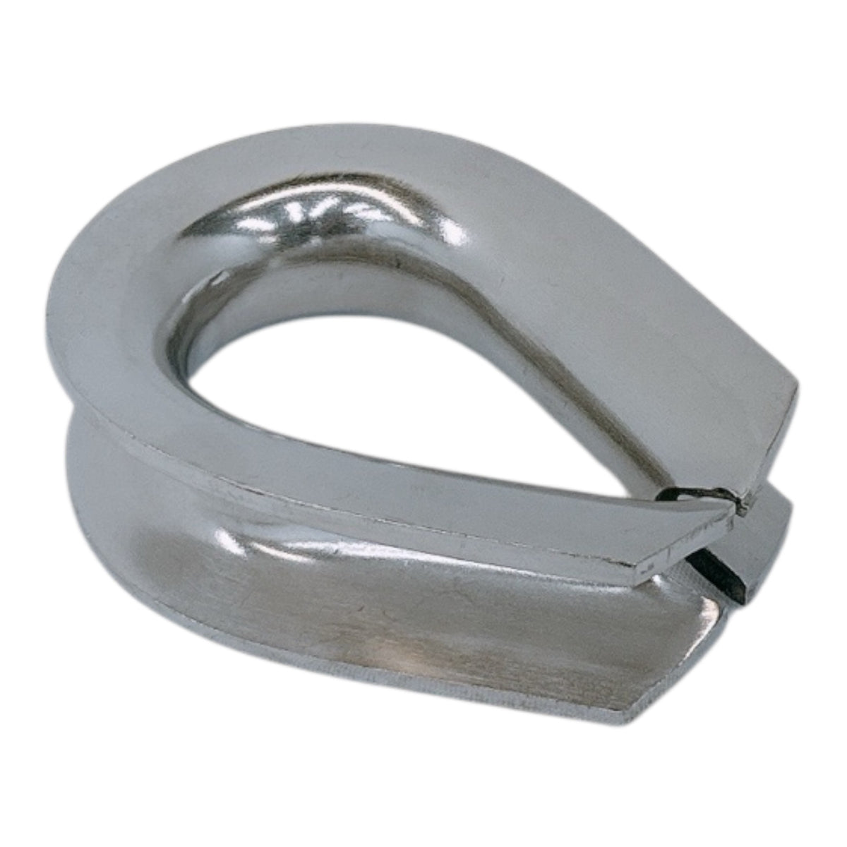 Marine HEAVY DUTY T316 Stainless Steel 1-1/8"-1-1/4" Thimble Wire Rope Chain Anchor