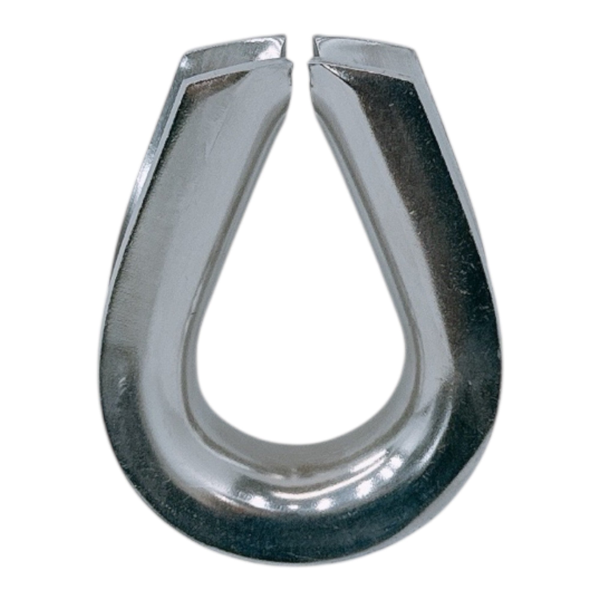Marine HEAVY DUTY T316 Stainless Steel 1-1/8"-1-1/4" Thimble Wire Rope Chain Anchor