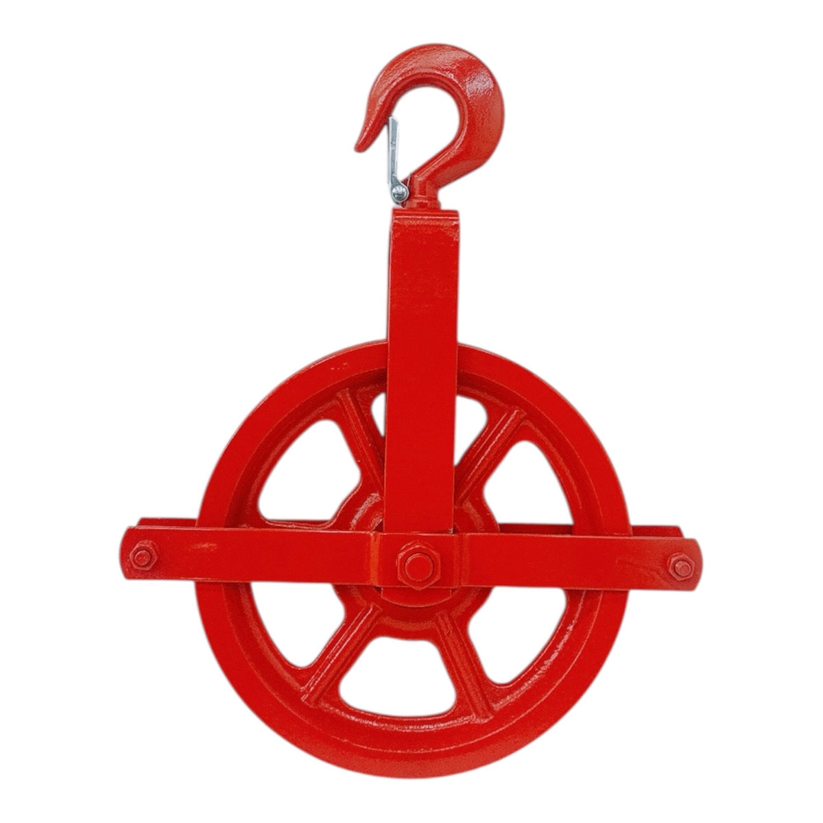 8" Gin Block Scaffold Hoist Pulley Scaffolding Wheels Cast Iron 1,000 Lbs WLL 16mm-22mm (5/8"-7/8")