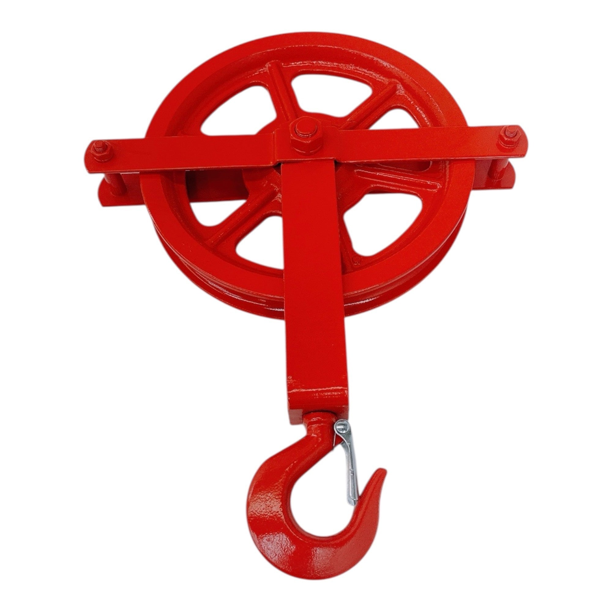 8" Gin Block Scaffold Hoist Pulley Scaffolding Wheels Cast Iron 1,000 Lbs WLL 16mm-22mm (5/8"-7/8")