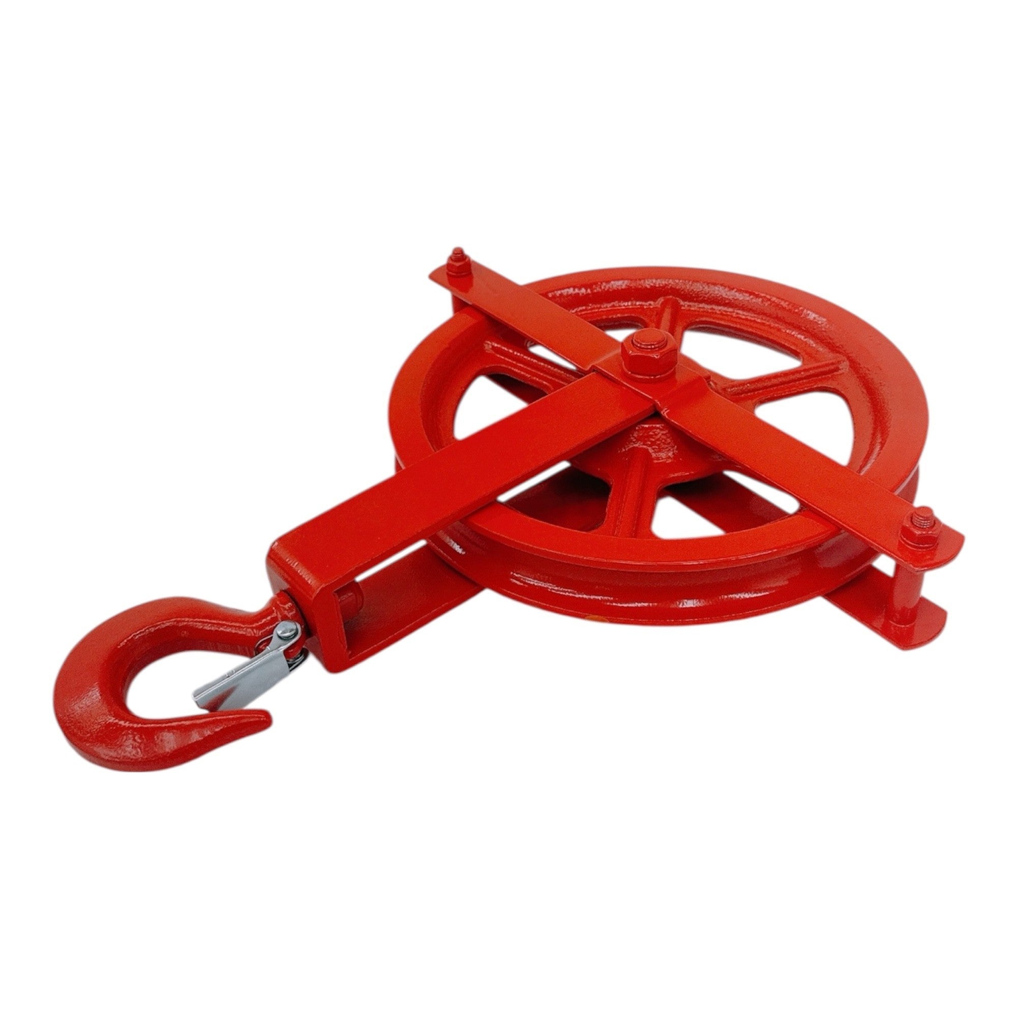 8" Gin Block Scaffold Hoist Pulley Scaffolding Wheels Cast Iron 1,000 Lbs WLL 16mm-22mm (5/8"-7/8")