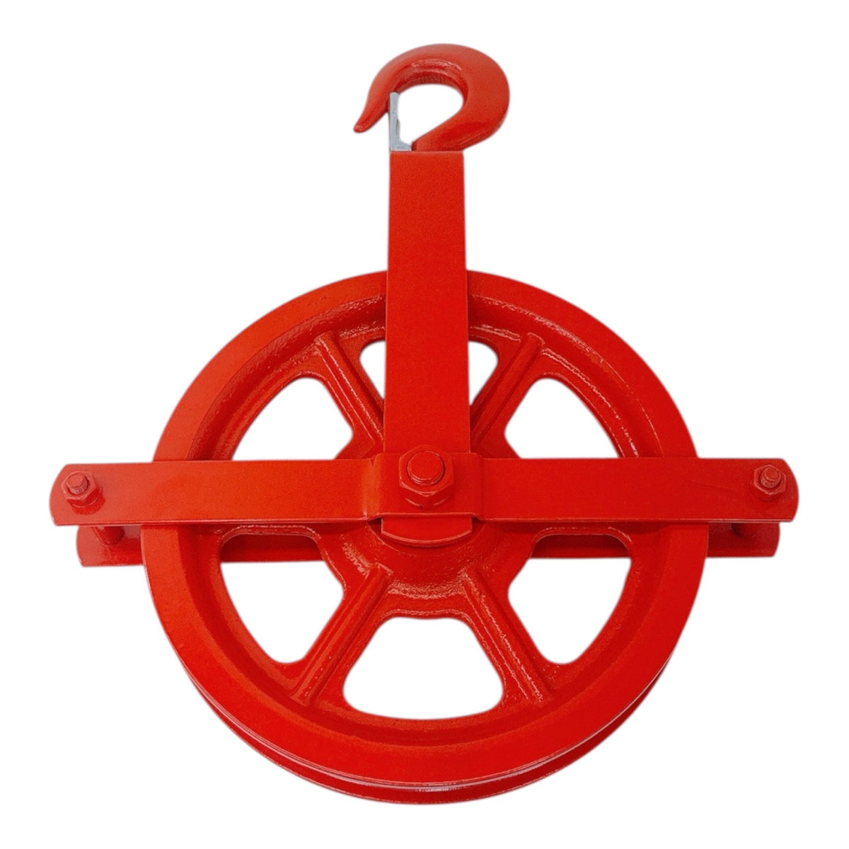 10" Gin Block Scaffold Hoist Pulley Scaffolding Wheels Cast Iron 1,000 Lbs WLL 16mm-26mm (5/8"-1")